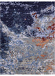 9' 0" X 12' 2" Wool and Silk Hand Knotted Modern Rug Q7195
