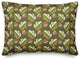 Acorns and Leaves Pattern in Green Throw Pillow