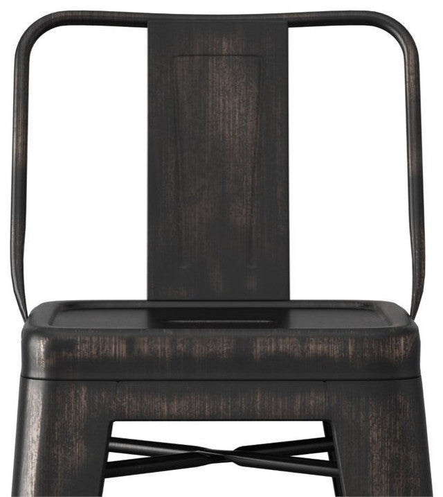 Rayne 24 inch Metal Counter Height Stool (Set of 2)
