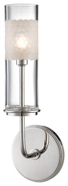 Hudson Valley Wentworth One Light Wall Sconce 3901-PN