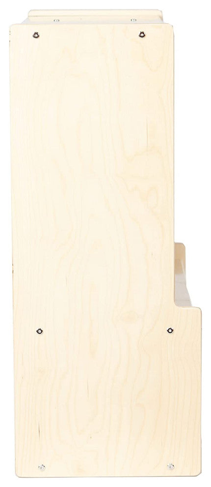 3-Section Locker with Bench Cubby Storage Organizer