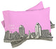 Deny Designs Bird Ave San Diego Pink Pillow Shams, King