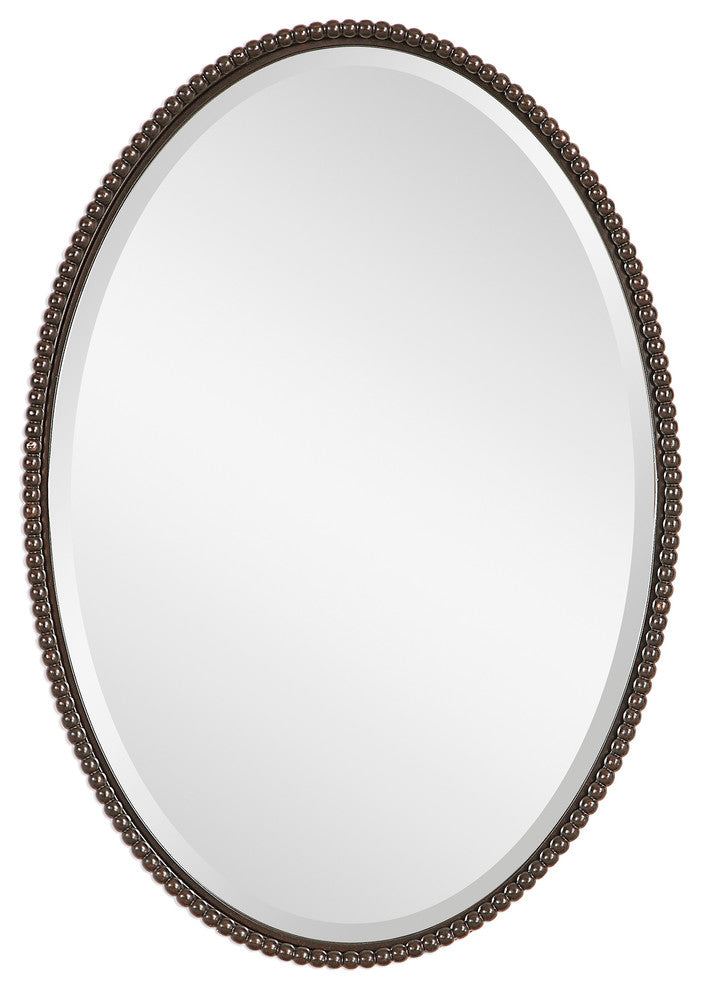 Sherise Bronze Oval Mirror