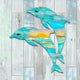 Dolphins Scenic Door Hanger