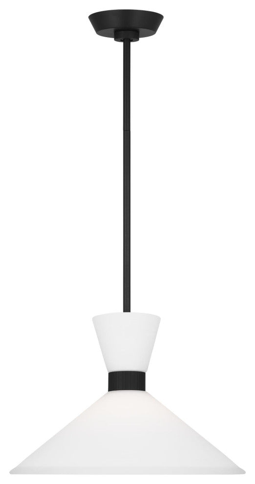 Belcarra Medium Pendant, Midnight Black