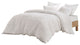 N Natori Cocoon Crushed Microfiber Quilted Euro Sham Cover, White
