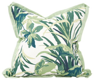 Howard Elliott Madcap Cottage Bermuda Bay Palm 20" x 20" Pillow, Down Insert