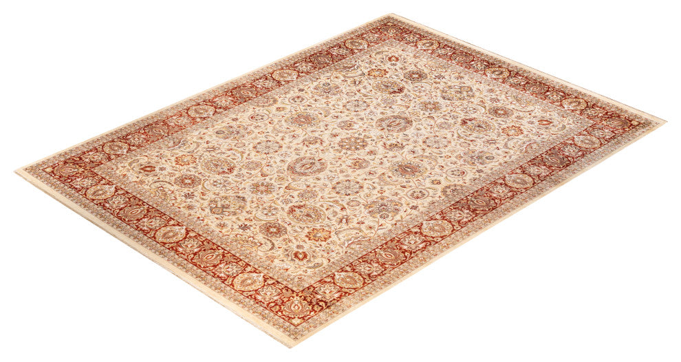 Bokaro, One-of-a-Kind Hand-Knotted Area Rug Ivory, 9'1"x12'4"