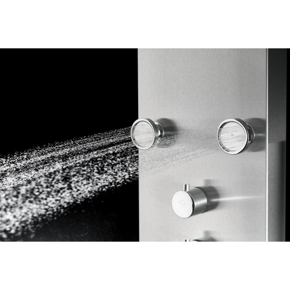 Blue Ocean 62"? Stainless Steel SPS88991 Thermostatic Shower Panel