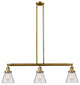Innovations Lighting 213-Bb-G62-Led 3 Light Dimmable Led Island Light