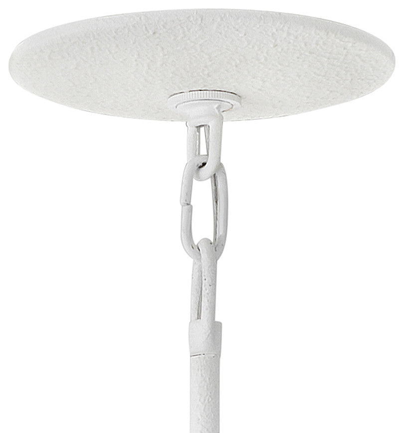 Hinkley 20" Flora Convertible Semi-Flush Ceiling Light, Textured Plaster