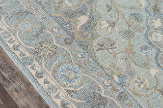 Momeni Tangier Wool Hand Tufted Blue Area Rug, 2'x3'