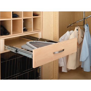 Closet Pullout Ironing Board Silver Rev-A-Shelf CIB-16CR