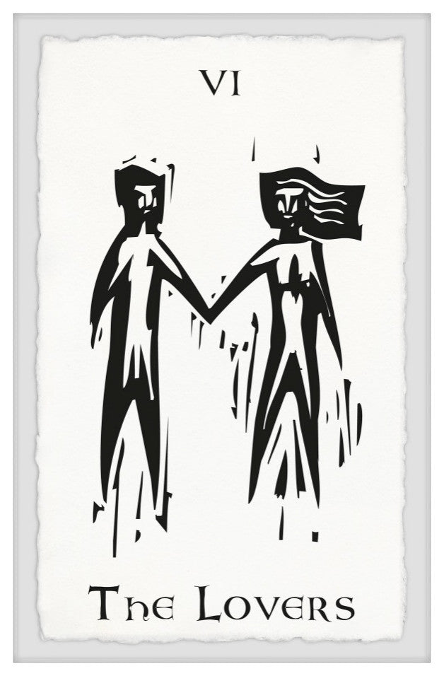 "The Lovers VI" Framed Painting Print, 20x30