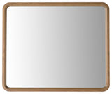 Vela Mirror, Pecan Oak, 36"