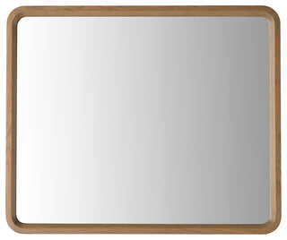 Vela Mirror, Pecan Oak, 36"