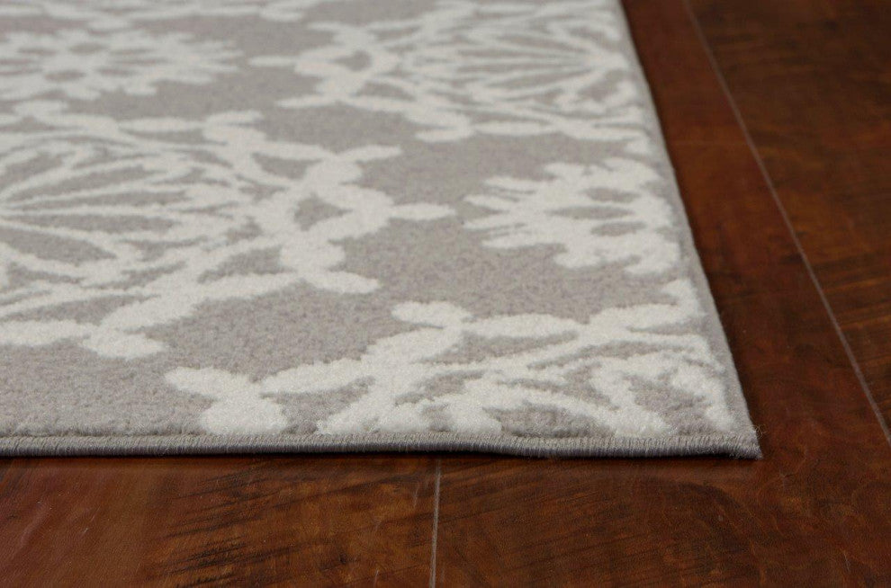 Skyline Grey/Ivory Flora 7'10"X 10'10" Rug