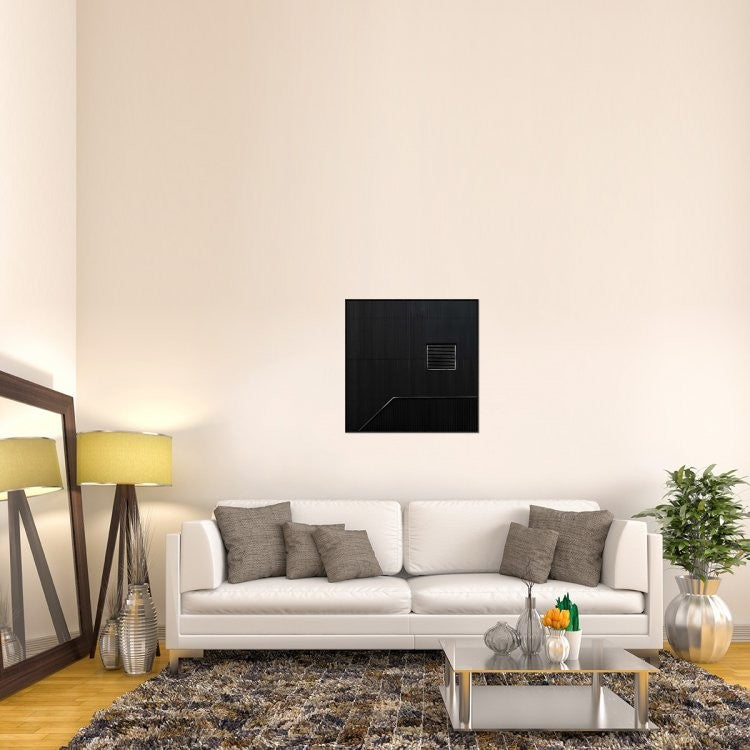 "The Hatch" Framed Canvas Giclee by Gilbert Claes, 31x31"