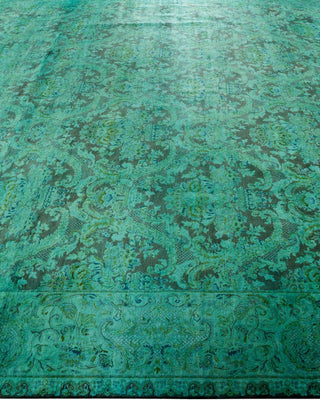 Fine Vibrance, One-of-a-Kind Hand-Knotted Area Rug Green, 10'1"x10'4"