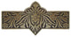 Dianthus Pull Antique Brass, Antique Brass