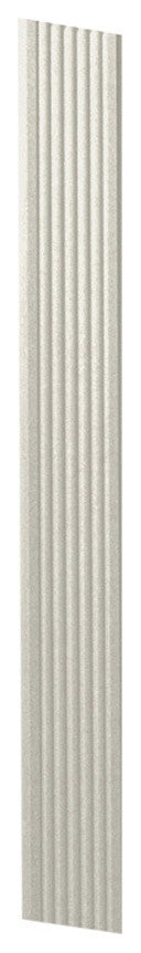Swan Solid Surface Shower Wall Trim Pieces, Glacier