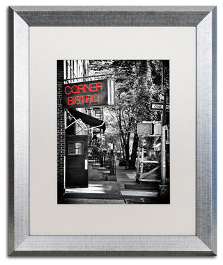 Philippe Hugonnard 'NYC Bistro' Matted Framed Art, 16x20