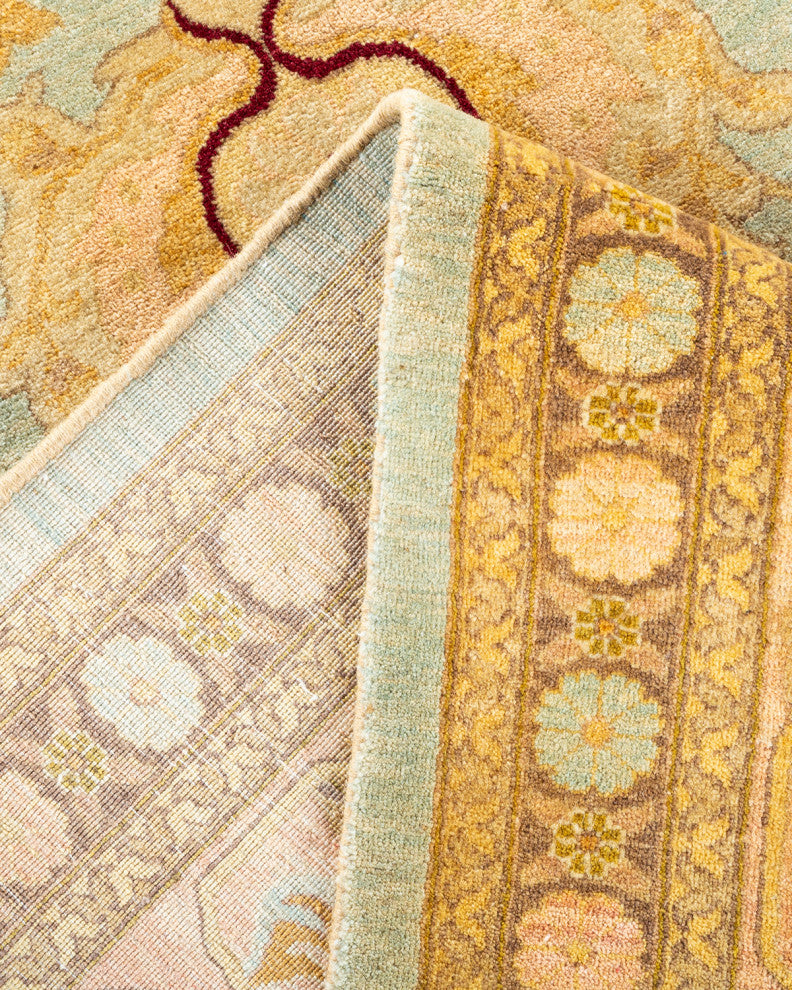 Mogul, One-of-a-Kind Hand-Knotted Area Rug Light Blue, 8' 2" x 10' 1"