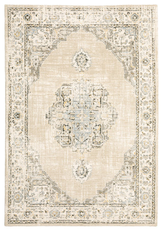 Oriental Weavers Andorra Indoor Rug Beige/ Ivory 7'10"RND