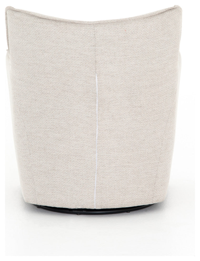 Kimble Swivel Chair-Noble Platinum