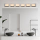 Kira Home Everett 48" 60W Integrated LED Bathroom / Light, Rectangular Acrylic