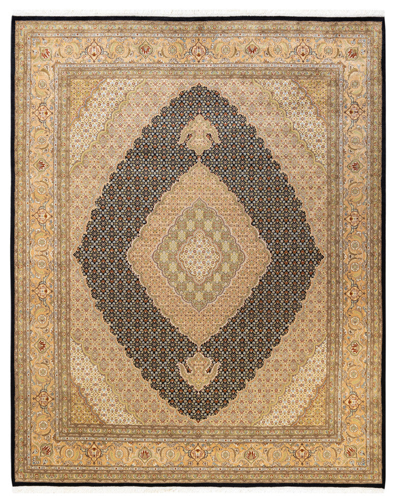 Mogul, One-of-a-Kind Hand-Knotted Area Rug Black, 8'0"x10'1"