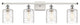 Innovations 516-4W-WPC-G1113-LED 4-Light Vanity Light, White, Polished Chrome