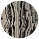 Paxton Round Genuine Marble Pedestal Accent Table