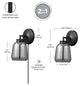 Salma 1-Light Matte Brass Plug-In or Hardwire Wall Sconce