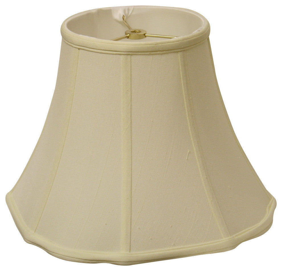 14" Ivory Octagon Monay Shantung Lampshade