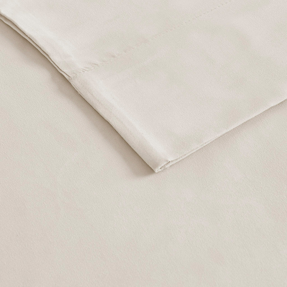 Madison Park Microcell 3M Scotchgard Moisture Treatment Sheet Set, Ivory, Full