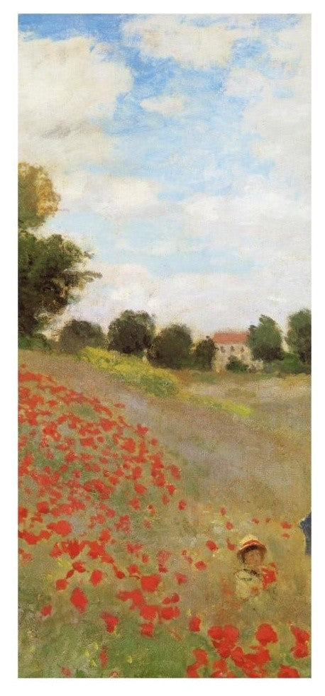 "Field Of Poppies (Les Coquelicots) 1873 (center)" Paper Art, 15"x32"
