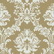 Classic Silks 2, Damask Stripes Silk Emboss Mastard Wallpaper Roll