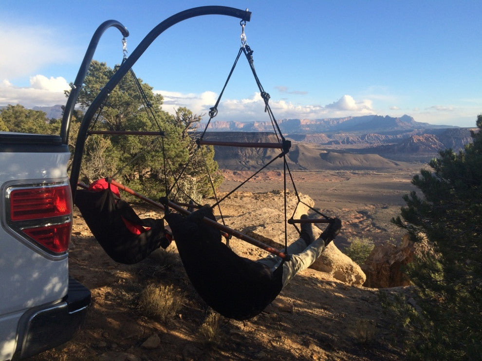 Hammaka Hammocks Original Hanging Air Chair, Hunter Green, Wood