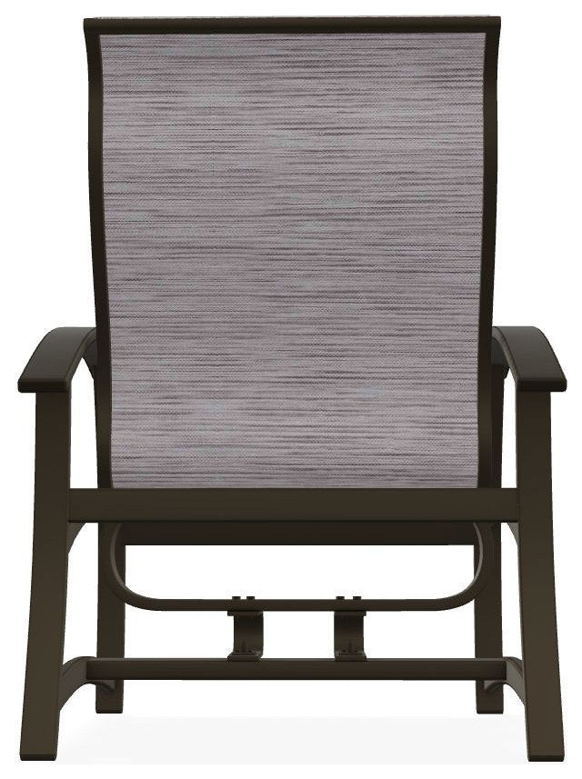 Belle Isle Sling Outdoor Hidden Motion Lounge Chair, Fossil/Beachwood