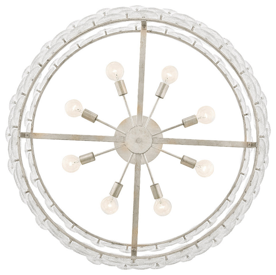 Fredrick Ramond Rene Chandelier, Glacial, Large