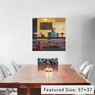 "Indecision" by Eric Joyner, 37x37x1.5
