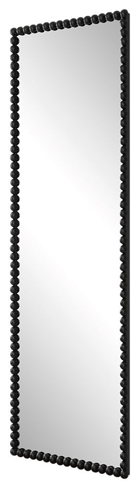 Uttermost 09791 Serna Black Tall Mirror