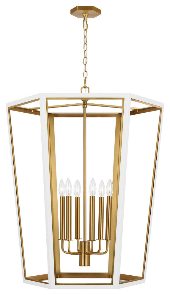 Curt Large Lantern, Matte White