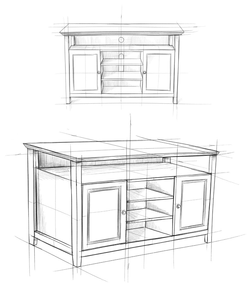 Amherst TV Media Stand