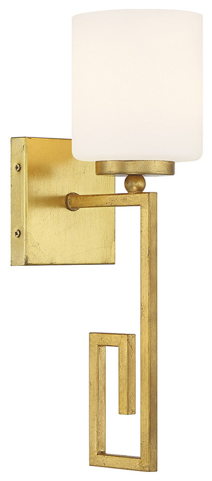 Quatrain 1-Light Wall Sconce, True Gold