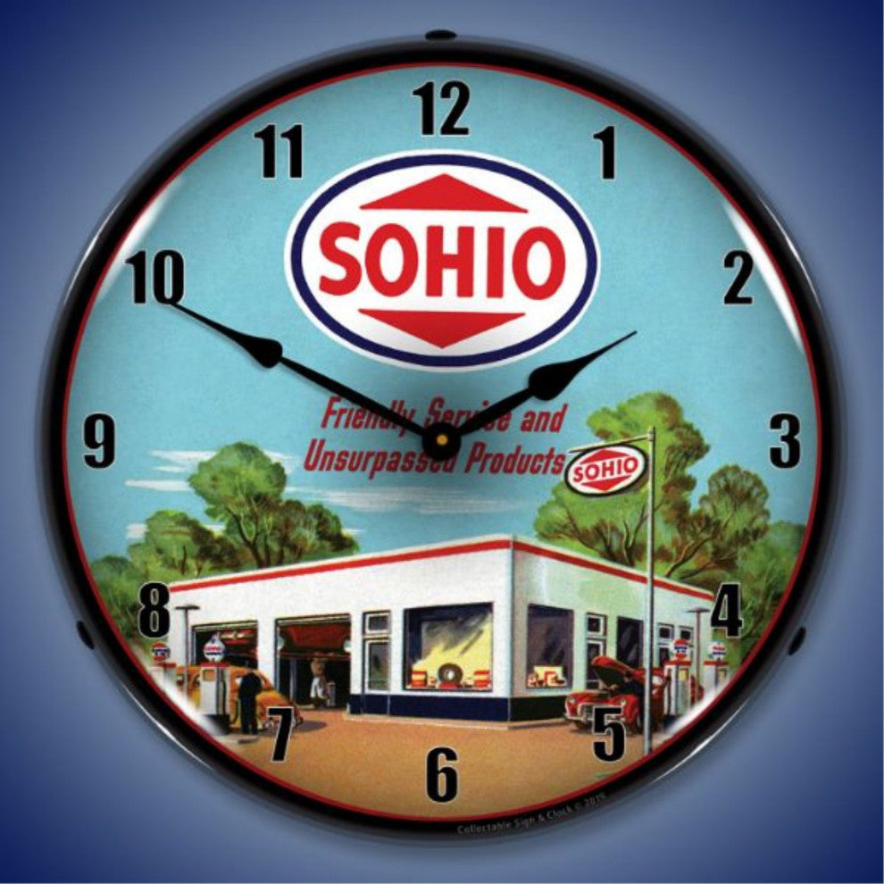 1906693 Sohio Gas Station Clock