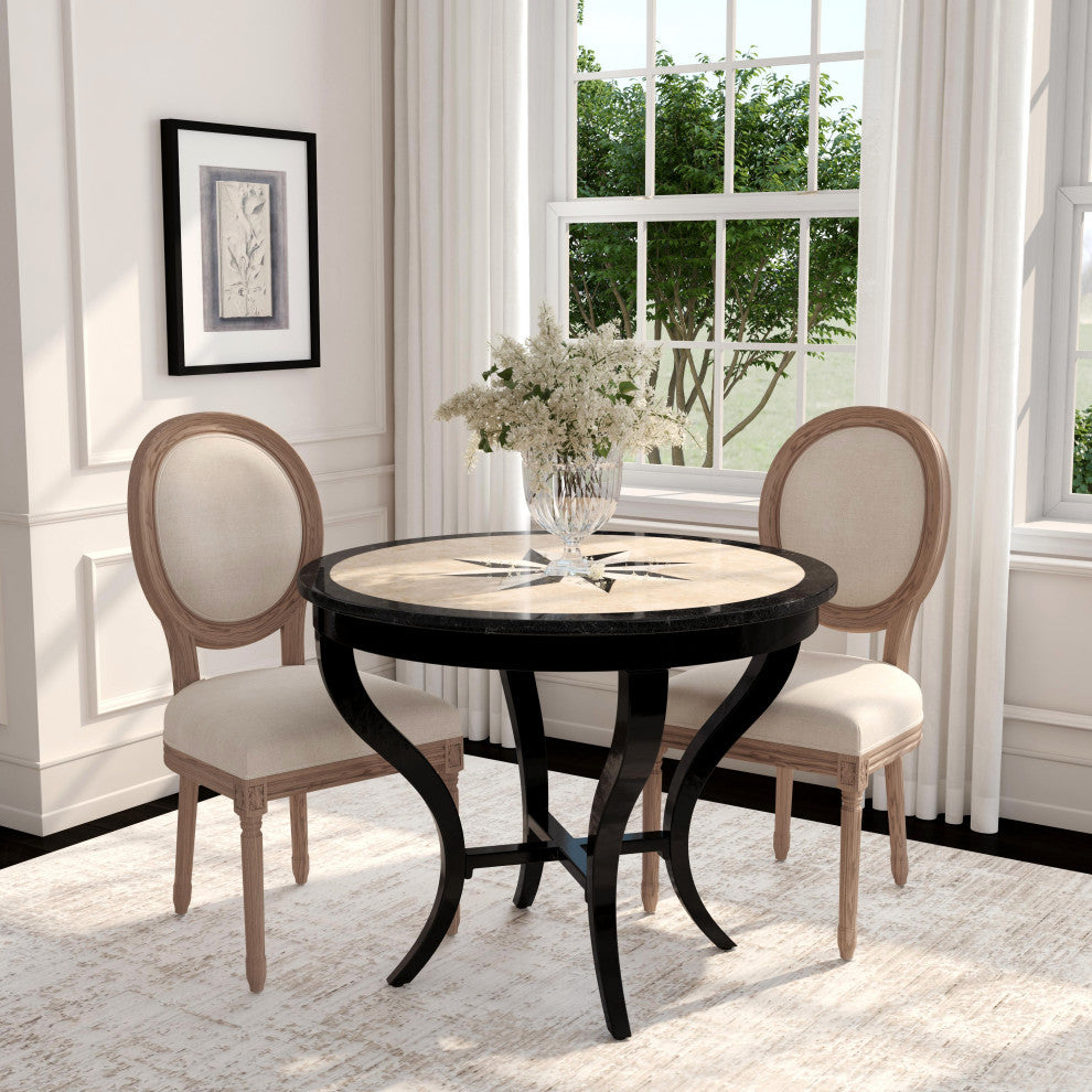 Clarissandra Stone Top Foyer Table
