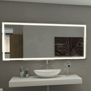 Radiant Series Inset LED Mirror, 60"x36"x1.75"