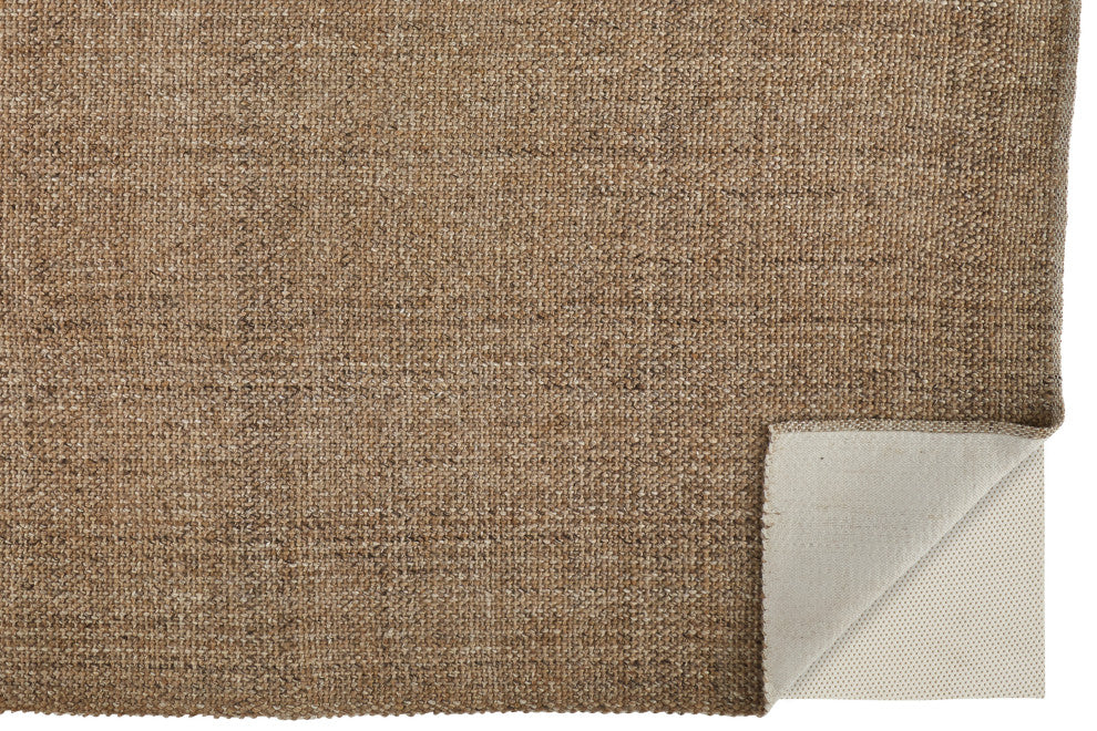 Weave & Wander Siona Space Dyed Flatweave Rug, Brown, 12' X 15'